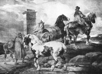 Théodore Géricault Werke - Pferde Romanticist Theodore Géricault